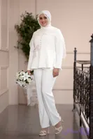 کت و شلوار عروس سلین