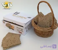 نان خشک هسته خرما برند فلاوینا ، مقوی و رژیمی