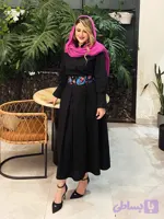 دامن لینن زنانه پیله دار مدل رنا (کالکشن فروزان نریمیسا)