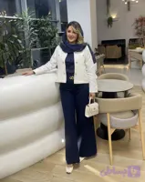کراپ کت زنانه مدل لمیر (کالکشن فروزان نریمیسا)