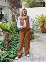 ست وست و شلوار زنانه مدل موکا (کالکشن فروزان نریمیسا)