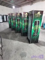 یخچال ایستاده ویترینی عرض 70سانت تک در طرح پاور درینک power drink