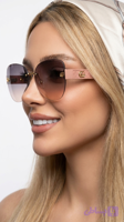 عینک آفتابی زنانه فریم‌لس گوچی (Gucci)