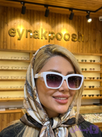 عینک آفتابی زنانه گربه ای اسکویر(سفید)