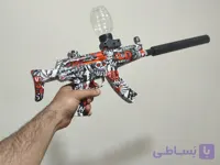 تفنگ تیر ژله ای رگباری و تک تیر دار مدل MP5 بزرگ صدا خفه کن دار Mp5 ارسال فوری بدنه کربن