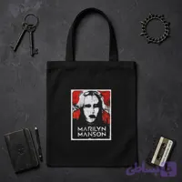 تت بگ پارچه‌ای مشکی مرلین منسون
