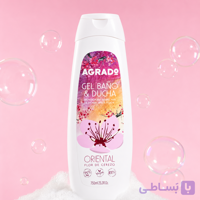ژل دوش (شامپو بدن) گل رز ۷۵۰ میلی لیتری AGRADO