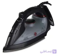 اتو بخار کف سرامیک پارس خزر مدل۷۰۲کف دیاموند مشکی