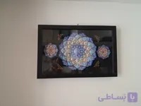 بشقاب ۲۵ سانتی ساده با قاب پی وی سی