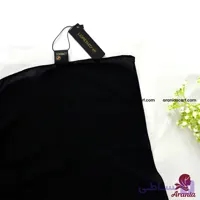 روسری نخی جت بلک منگوله دار لورنزو کد 1525