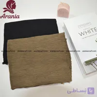 شال پلیسه چهار طرف ریش ساده کد 1057