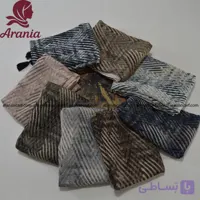 شال پلیسه وارداتی ریچموند لمه دار کد 1054