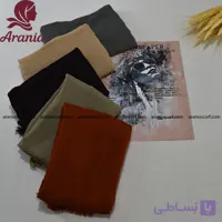 شال پلیسه سوپر نخ ساده کد 1053