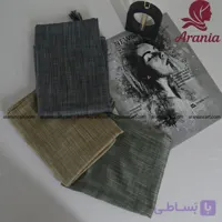 شال نخی لنین سنگ شور منگوله دار کد 1047