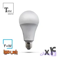 لامپ LED حبابی 20وات پارس هیرا پایهE27 بسته 4عددی