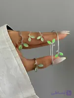 گردنبند + گوشواره جوانه
