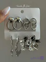 پک های گوشواره اقتصادی نقره ای