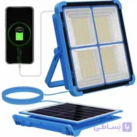 پروژکتور خورشیدی و برقی 100 وات واقعی