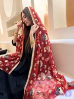 شال هندی قرمز 227
