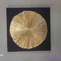 تابلو شکست نور سرامیکی تمام ورق طلا