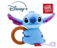 اسباب بازی سگ گیگوی GiGwi طرح استیچ (stitch) دیزنی- با حلقه دندانگیر تشویقی جویدنی و جیرجیر کننده