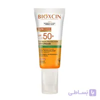 کرم ضد آفتاب بی‌رنگ صورت بیوکسین SPF 50 مدل HIGH PROTECTION محافظ UVA ، UVB مناسب برای پوست های چرب حجم 5۰ میلی لیتر