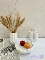 شات شمع سه پایه با گل پیونی