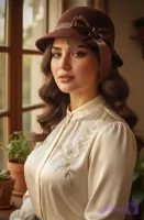 کلاه شهرزادی پاپیونی