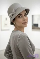 کلاه شهرزادی پاپیونی (کد 49KLB)