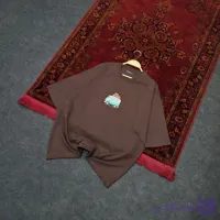 تیشرت باکسی دو نخ پنبه طرح ماشین ون