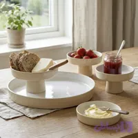 ست صبحانه‌خوری دستساز سرامیکی مدرن و کاربردیِ سان /