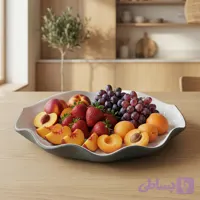 سینی و دیس دفرمه دستساز سرامیکی / مناسب غذاخوری و میوه‌خوری