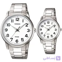 ست ساعت مچی کاسیو مدل MTP-1303D-7B & LTP-1303D-7B