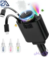 شارژر فندکی خودرو W&O مدل Starlight پنج کاره با رایحه افشانی و نورپردازی