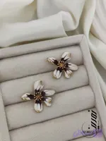 گوشواره میناکاری گل کد 4106