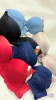 سوتین وارداتی سنگی فنردار اسفنجی لوکس در ۵ رنگ