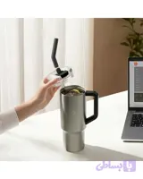 فلاسک ضد زنگ 1 لیتری شیائومی مدل Xiaomi Mijia Straw Cup 1L Stainless Steel