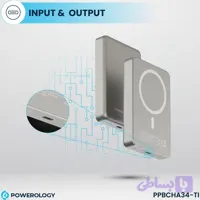 پاوربانک وایرلس 10000 میلی آمپر پاورولوژی Powerolog