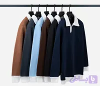 دورس نیم یقه یقه و کش باف سفید ترند پارچه دورس توکرک حوله ای بسیار پرفروش