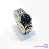 ساعت مچی مردانه کاسیو مدل صفحه گرد استیل ضد آب