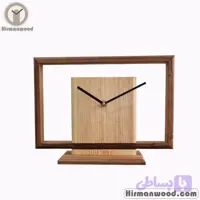ساعت رومیزی چوبی هیرمان کد 048