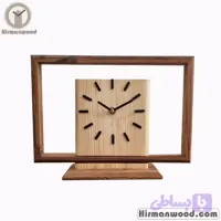 ساعت رومیزی چوبی هیرمان کد 051