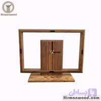 ساعت رومیزی چوبی هیرمان کد 052