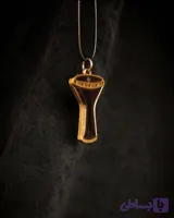 گردنبند و جاکلیدی داربوکا مشکی طلایی
