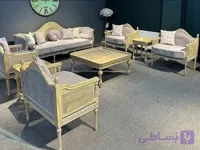 مبل استیل ابزاری کاجی