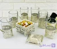 سرویس چای خوری ۶ نفره دیانا سیلور کد ۱۶۱۵