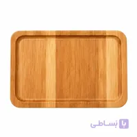 سینی سرو‌ قهوه‌چوبی کاج بسته ۲ عددی