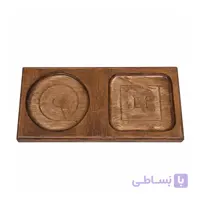 سینی سرو قهوه چوبی سروناز