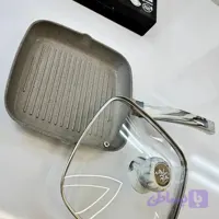 تابه گریل ۲۴ سانتی گرانیت لایف اسمایل FLCMGLFX-24.