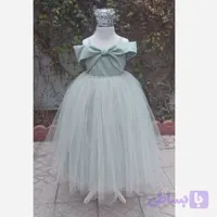 پیراهن مجلسی دخترانه مدل آوینا ماچا